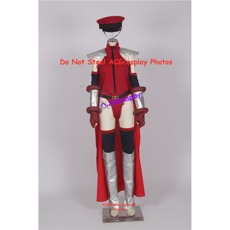 Street Fighter Bison Cammy cosplay costume include cap and cape