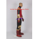 Power Rangers Ninja Storm Crimson Thunder Ranger Cosplay Costume dark red version
