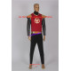 Power Rangers Ninja Storm Crimson Thunder Ranger Cosplay Costume dark red version