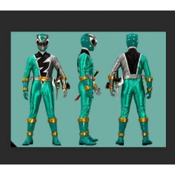 Power Rangers dino knight Dino fury green Kishiryu Sentai Ryuusouger Ryuusou green cosplay boots shoes