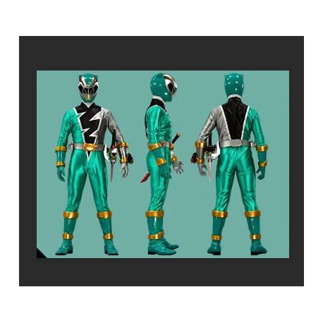 Power Rangers dino knight Dino fury green Kishiryu Sentai Ryuusouger Ryuusou green cosplay boots shoes