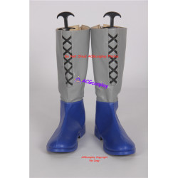 Ancient Warriors Legacies of Olympus royal blue set cosplay shoes boots