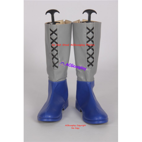 Ancient Warriors Legacies of Olympus royal blue set cosplay shoes boots