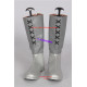 Ancient Warriors Legacies of Olympus silver set cosplay shoes boots