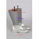 Ancient Warriors Legacies of Olympus silver set cosplay shoes boots