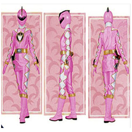 Power rangers Dino thunder pink ranger pink Amy Pink Dino Ranger cosplay costume