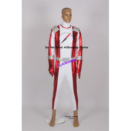 Power Rangers Operation Overdrive Red Overdrive Ranger Cosplay Costume