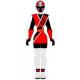 Power rangers Ninja steel red ranger female version cosplay costume