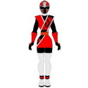 Power rangers Ninja steel red ranger female version cosplay costume