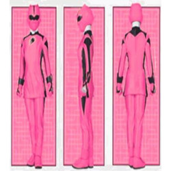 Power Rangers Jungle master mode pink ranger cosplay costume and cosplay boots shoes