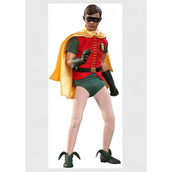 Robin cosplay costume and real boots from the 1966 Batman movie marvel cosplay