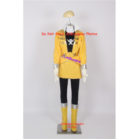 Kaizoku Sentai Gokaiger Luka Millfy Gokai Yellow Cosplay Costume