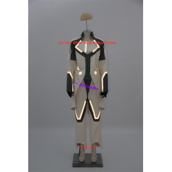 Tron Legacy Zuse Castor Cosplay Costume with phosphor strip