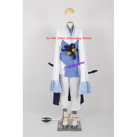 Pokemon Lugia Genji Cosplay Costume include Big Tail and Eyemask