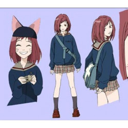 Mamimi Samejima from FLCL Cosplay Costume Jacket and skirt Cosplay