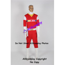 Power Rangers in Space Andros Red Space Ranger Cosplay Costume Bodysuit Only