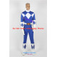 Mighty Morphin Power Rangers Blue Ranger Cosplay Costume coating spandex made
