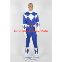 Mighty Morphin Power Rangers Blue Ranger Cosplay Costume coating spandex made
