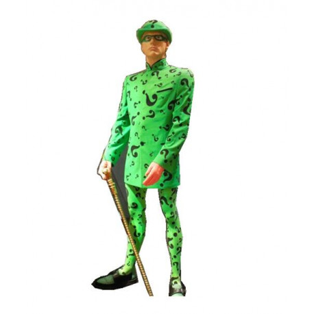 Batman Forever The Riddler Cosplay Costume include hat