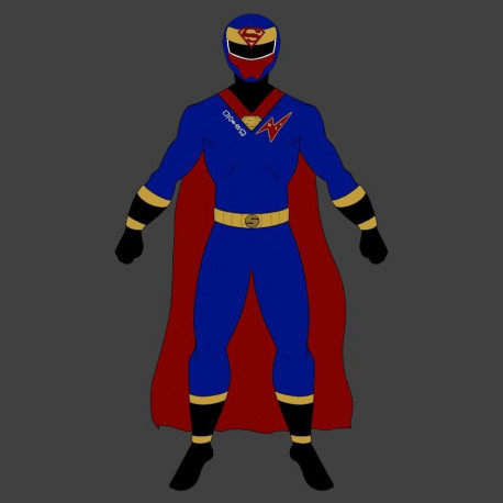 Superman Ranger cosplay costume bodysuit cosplay commission request