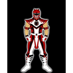 Rangers cosplay costume with pitbull emblem and real boots commission request