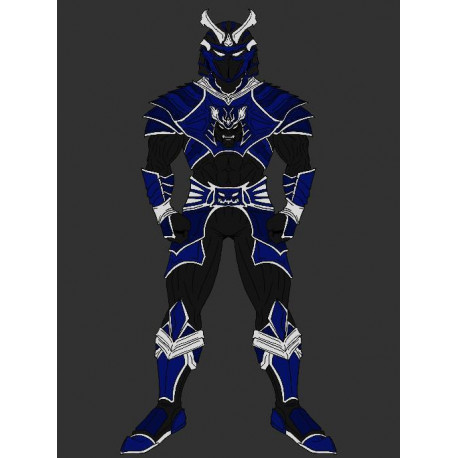Samurai Ranger cosplay costume and real boots commission request