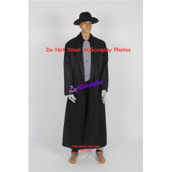 The Undertaker cosplay costume WWE 1991 to 1994 cosplay include real shoes