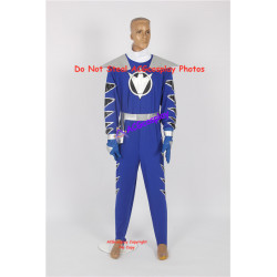 Power Rangers Dino Thunder Indigo dino ranger cosplay costume with real cosplay boots commission request
