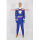 Power Rangers Dino Thunder Indigo dino ranger cosplay costume with real cosplay boots commission request