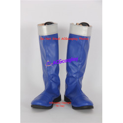 Power Rangers Dino Thunder Indigo dino ranger cosplay boots cosplay shoes version 02