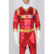 Power Rangers in Space Andros Red Space Ranger Cosplay Costume version 03