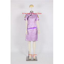 Naruto Hyuga Hinata Cosplay Costume chi-pao style cheongsam dress