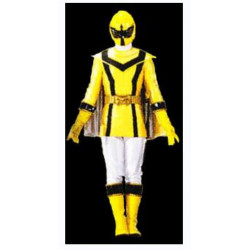 Power Rangers Mystic Force yellow ranger female version cosplay costume and cosplay boots shoes