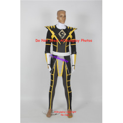 Mortal combat ranger yellow ranger cosplay costume and cosplay boots shoes
