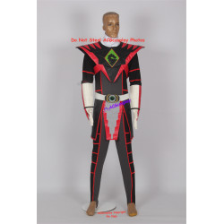 Mortal combat Ermac ranger cosplay costume and cosplay boots shoes