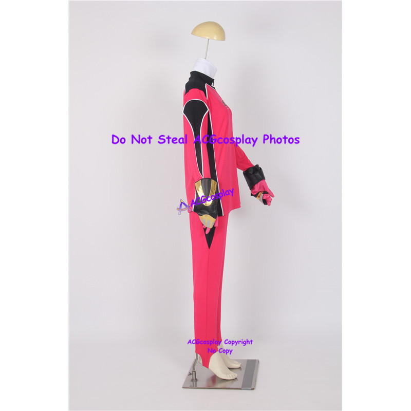 Power Rangers Jungle master mode pink ranger costume include golves