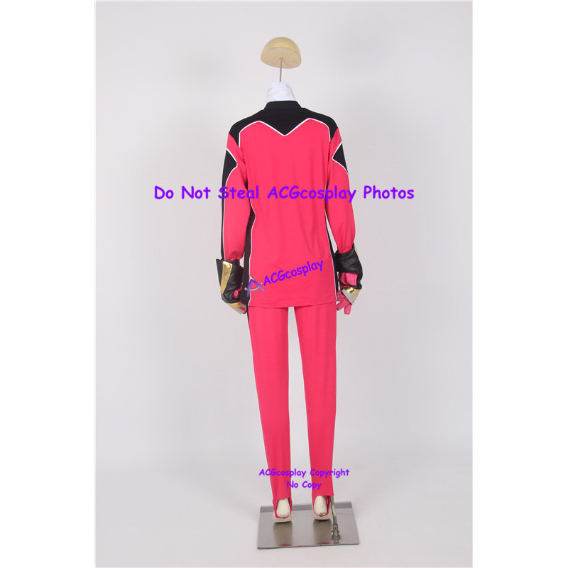 Power Rangers Jungle master mode pink ranger costume include golves