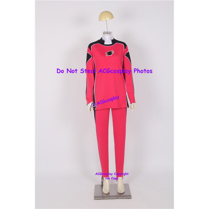 Power Rangers Jungle master mode pink ranger costume include golves