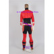 Power Rangers Red Tyranno Sentry Cosplay Costume