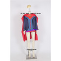 Jon Kent Superboy Supersons Cosplay Cotume Jacket with Cape