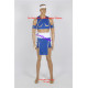 Street Fighter Male version of Chun li Chunli Chun-li Cosplay Costume