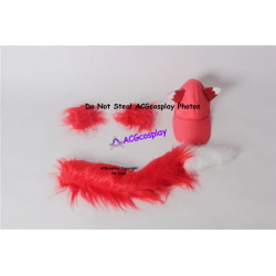 Drawn Together Foxxy love Cap Hat and Fur Tail Cosplay Prop