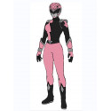 Power Rangers HyperForce the Pink Ranger of the Team Cosplay Costume Bodysuit Only