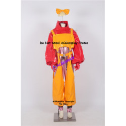 Final Fantasy IX Eiko Carol Cosplay Costume Vinyl Coating Spandex Made