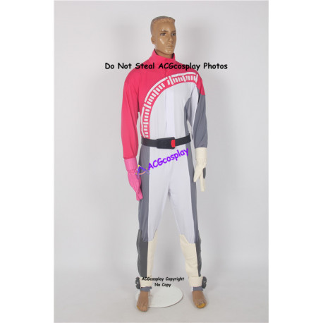 Power Rangers Boonpink Ranger Cosplay Costume include Belt with Belt Buckle