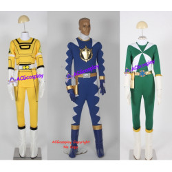 Power Rangers Turbo Cosplay Yellow Turbo Ranger Cosplay Costume incl. boots covers