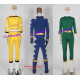 Power Rangers Turbo Cosplay Yellow Turbo Ranger Cosplay Costume incl. boots covers