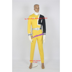 Power Rangers Yellow SPD Ranger Suit Cosplay Costume
