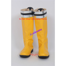 Power Rangers Yellow SPD Ranger Cosplay Boots Shoes