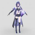 Commission Request Honkai Star Rail Acheron Cosplay Costume